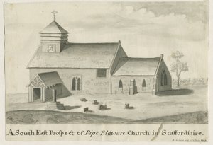 Pipe Ridware Church: seepiamaalaus, 1777