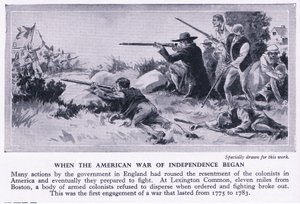 Kun Amerikan vapaussota alkoi 1775 jKr, noin 1950