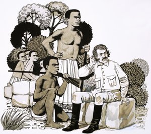 David Livingstone, tutkimusmatkailija, joka löysi Victorian putoukset.
