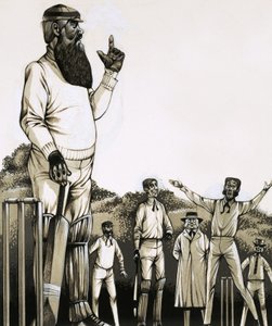 Suuri W. G. Grace on portilla. tekijältä Richard Hook