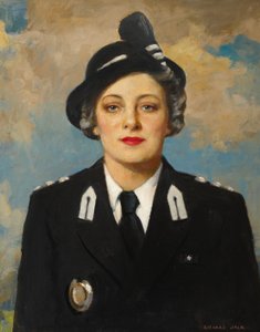 Muriel Elsie Gamage, n. 1950 (öljy kankaalle)