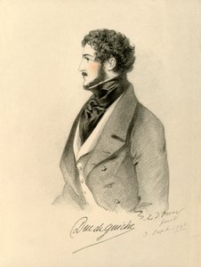 Guichen herttua, 1842.