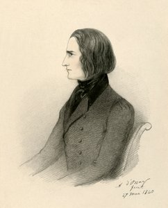 F. Liszt, 1840. tekijältä Richard James Lane