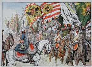 Voiton riemussa Hohenfriedberg, 4. kesäkuuta 1745