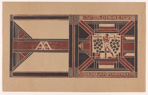 Kannen suunnittelu: Wendingen, 1921 Valtuutettujen jäsenten työ (nimike esineessä)