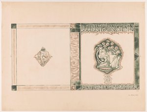 Kansisuunnittelu: Wendingen, Woodcarvers-numero, 1919