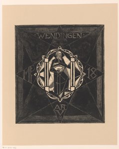 Kannen suunnittelu: Wendingen, 1918 tekijältä Richard Nicolaüs Roland Holst