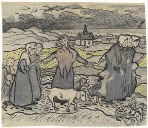 Kalastajat dyynillä tekijältä Richard Nicolaüs Roland Holst