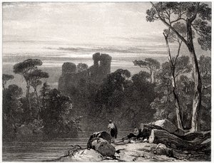 Bothwellin linna, 1826. tekijältä Richard Parkes Bonington