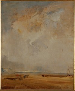 Normandian rannikko tekijältä Richard Parkes Bonington