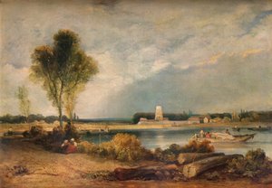 Maisema Normandiassa, 1800-luku 1934 tekijältä Richard Parkes Bonington