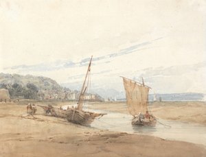Honfleurin lähellä tekijältä Richard Parkes Bonington