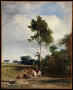 Taukopaikka tien varrella tekijältä Richard Parkes Bonington