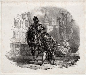 Pako Argylen linnasta, 1826. tekijältä Richard Parkes Bonington