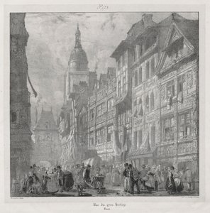 Kuvankauniita ja romanttisia matkoja muinaisessa Ranskassa, Normandiassa..., 1824. tekijältä Richard Parkes Bonington