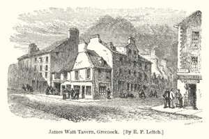 James Watt Tavern, Greenock (kaiverrus) tekijältä Richard Principal (after) Leitch