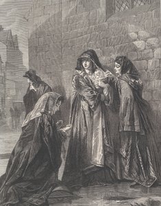 Flight of the Queen of James II, Illustrated London News, 3. elokuuta 1872. tekijältä Richard Principal Leitch