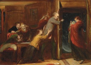Luonnos elokuvalle "The Outcast", 1851