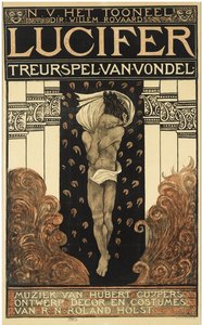 Juliste näytelmään Lucifer, 1910