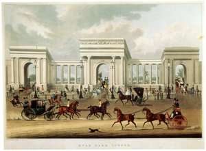 "Hyde Park Corner", 1828 tekijältä Richard Rosenberg