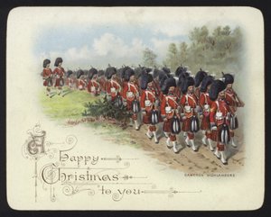 Cameron Highlanders (chromolitho) tekijältä Richard Simkin