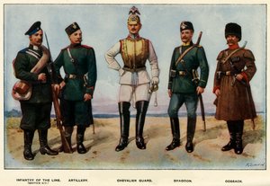 Venäjän armeijan tyypit, 1919.