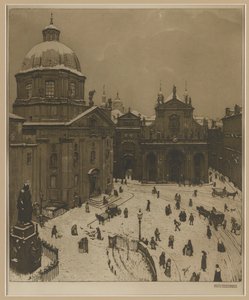 Kreuzherrenplatz Prahassa tekijältä Richard Teschner