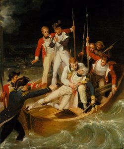 Nelson haavoittui Teneriffalla 24. heinäkuuta 1797.