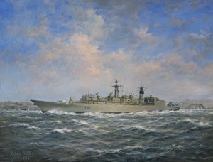 Fregatti H.M.S. Chatham Type 22 (Batch 3), 1996.