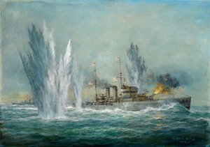 HMS Exeter osallistuu Graf Speeen River Platen taistelussa, 2009