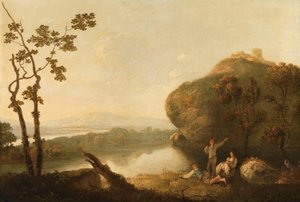 Näkymä Rooman lähistöltä tekijältä Richard Wilson