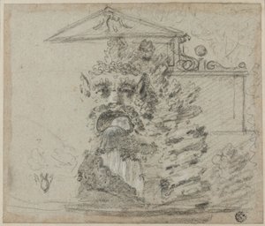 Il Mascherone, Rocaille-suihkulähde Villa Borghesen pihalla. tekijältä Richard Wilson