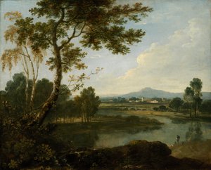 Maisema Italiassa, 1700-luku.