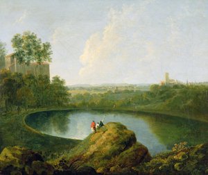 Nemijärven pää (öljy kankaalle) tekijältä Richard Wilson