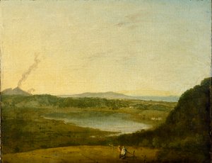 Lago di Agnano, 1752 tekijältä Richard Wilson