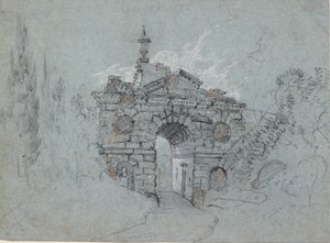 Ruined Arch Kewissä, 1760-luku tekijältä Richard Wilson