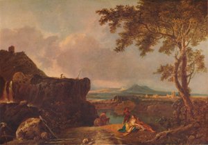 Valkoinen munkki II, c1775, 1938 tekijältä Richard Wilson