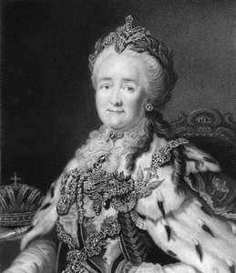 Venäjän keisarinna Katariina Suuri, 1836.