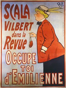 Huolehdi Emiliennesta - Revue de la Scala -juliste