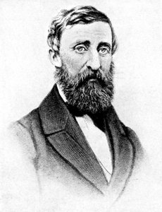 Henry David Thoreau, yhdysvaltalainen luontokirjailija, 1923.