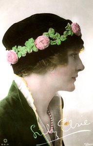 Lily Elsie 1886-1962, englantilainen näyttelijä, 1900-luvun alku.