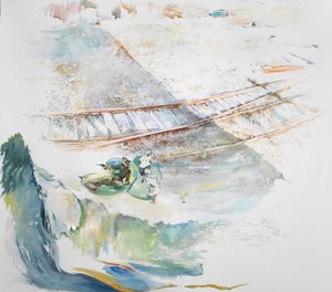 Off The Tracks rajattu, 2023 (akvarelli)