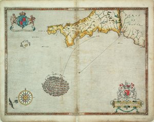 Espanjan ja Englannin laivastot Plymouthin lähellä 30.-31. heinäkuuta.