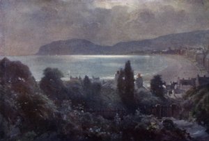 A Nocturne, Llandudno Bay (väri litho)