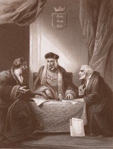 Henry VII Empsonin ja Dudleyn kanssa, kaiverrus A.H. Payne (litho)