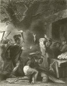 Druidien verilöyly (kaiverrus)