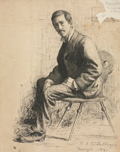 Luonnos professori Mowotnysta, 1881. tekijältä Robert A. Eichelberger