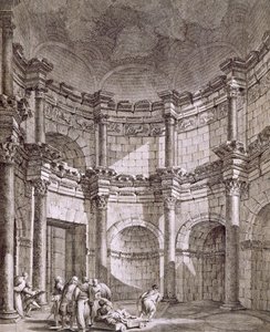 Jupiterin temppeli, pubi. 1764. tekijältä Robert Adam