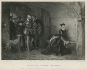 Prinsessa Elizabeth tornissa tekijältä Robert Alexander Hillingford