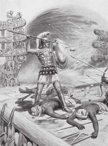Aleksanteri Suuren uroteko, 326 eaa. (litografia) tekijältä Robert Ambrose Dudley